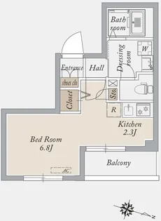 アーバンパーク王子【2階】の間取り