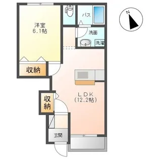 アマービレ【1階】の間取り