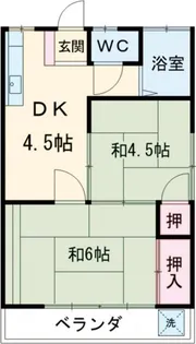 コーポ吉野【2階】の間取り