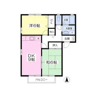 ショーリン五番館【1階】の間取り