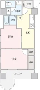 エルアルカサル元浅草【6階】の間取り