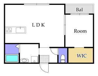 アンダンテ下中野【2階】の間取り