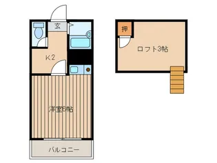 アーデンハイム和白【2階】の間取り