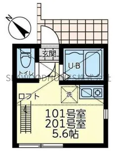 ユナイト追浜ストレーザ【1階】の間取り