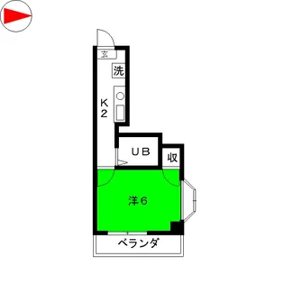ロイヤルハイム上野【2階】の間取り
