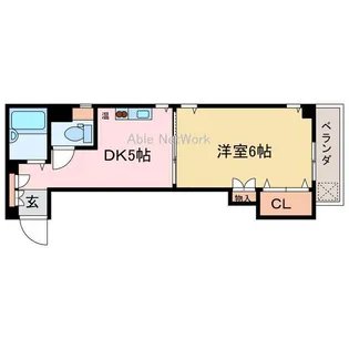 アーバンヴィラ松神子【2階】の間取り