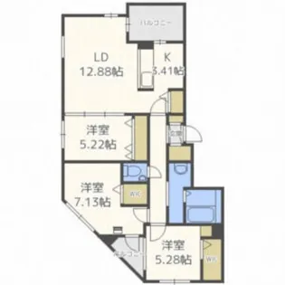 Mセレクションステラ【4階】の間取り