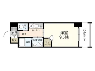 メゾン ド 小町【9階】の間取り