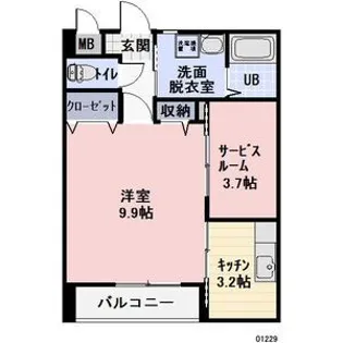 ザ・シーン杉山IV【1階】の間取り