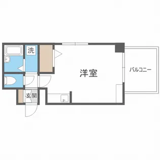 ハウスオブリザ北23条【4階】の間取り