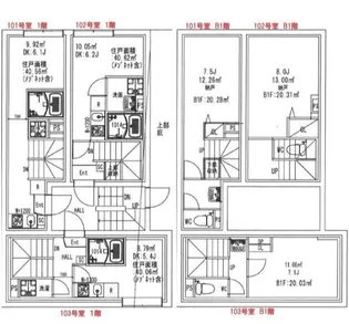 オーブリオン白金の間取り