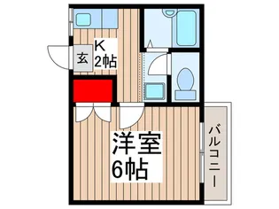 ヴィラステ-ジ【2階】の間取り