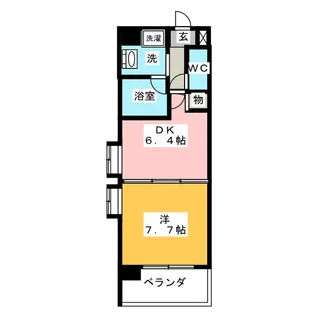 新栄アーバンハイツ【5階】の間取り