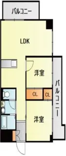 パークサイド南栄【5階】の間取り