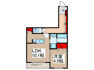 Cordon Azur【1階】の間取り
