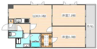 第17川崎ビル【2階】の間取り