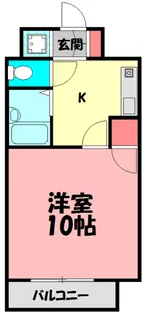 メリーパレス【6階】の間取り