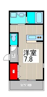 フラワーコート【2階】の間取り