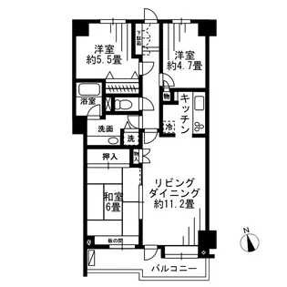 FOREST HOUSE【1階】の間取り