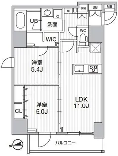 S-RESIDENCE新御徒町chiaro【8階】の間取り