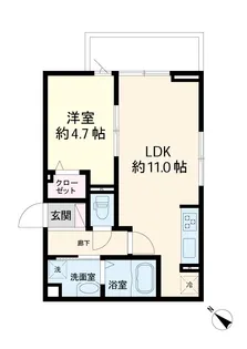 Grande Luna(グランデ ルーナ)【2階】の間取り