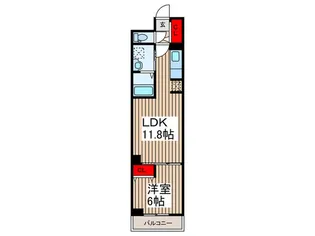 グランデ蒲生茜町【3階】の間取り