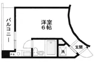 池袋シティハウス【3階】の間取り