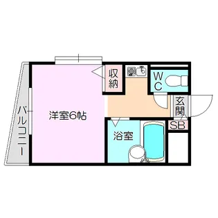 メゾンアンティーム【2階】の間取り