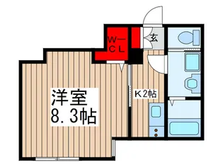 ミハス市川妙典【1階】の間取り