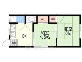 タウンハウス辻【2階】の間取り