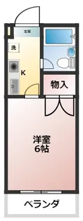 三浦ハイツI【2階】の間取り