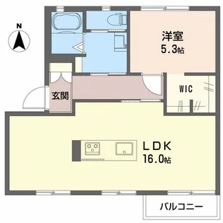 タウニー野村G【2階】の間取り