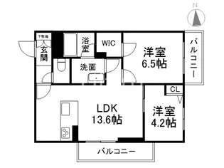 シャーメゾン ディーノヴノー【2階】の間取り