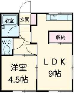 パレス井土ヶ谷【2階】の間取り