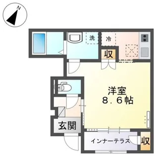 ヌイ マーリエ【1階】の間取り