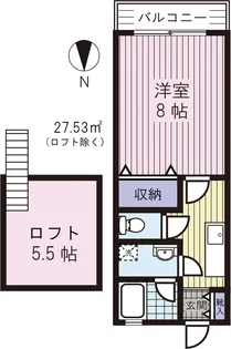 E&Tガーデン【2階】の間取り