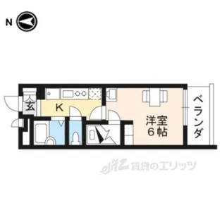 レオパレスTYK壬生【3階】の間取り