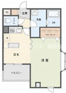 エール本千葉【4階】の間取り