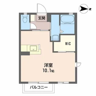 パラシオン Zen【1階】の間取り
