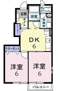 アルシオネA【1階】の間取り