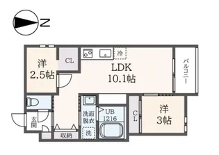 (仮称)REGALEST喜多見【1階】の間取り