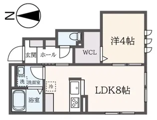 No.FLAT【1階】の間取り