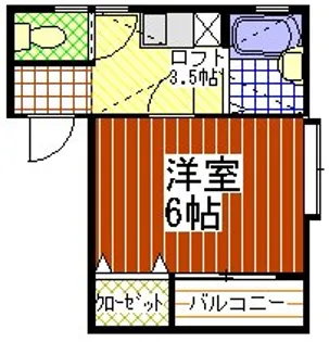 フォレストハイム【2階】の間取り