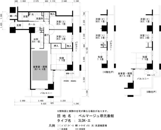 URベルマージュ堺弐番館【10階】の間取り