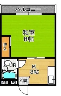 ハイム藤久II【1階】の間取り