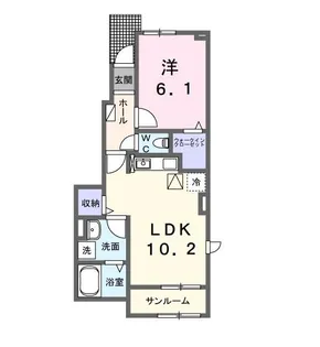 K.Z will G【1階】の間取り