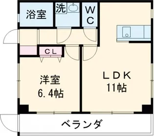 エステート奥住【2階】の間取り