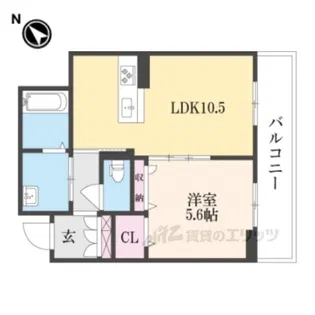 アールドヴィーヴル【3階】の間取り