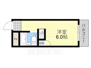 ラパンジール恵美須4【8階】の間取り