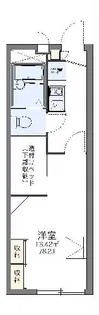 レオパレスピクシス イワタ【2階】の間取り